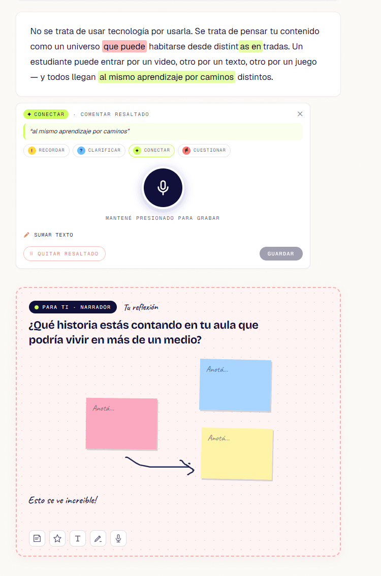 LXP · resaltar