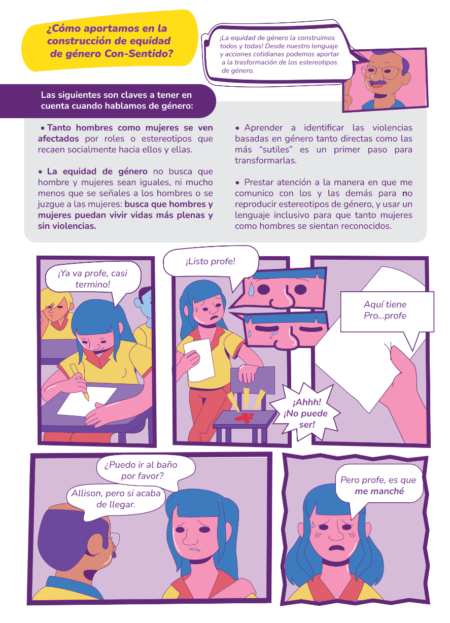 Cómic · equidad de género