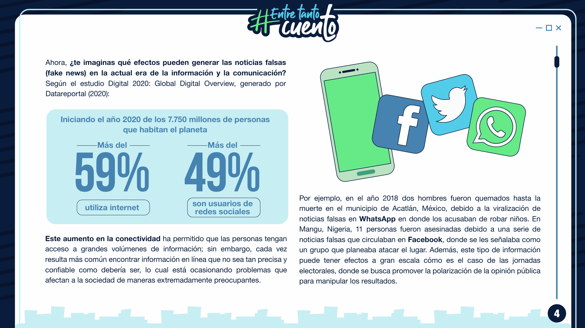Infografía · noticias falsas