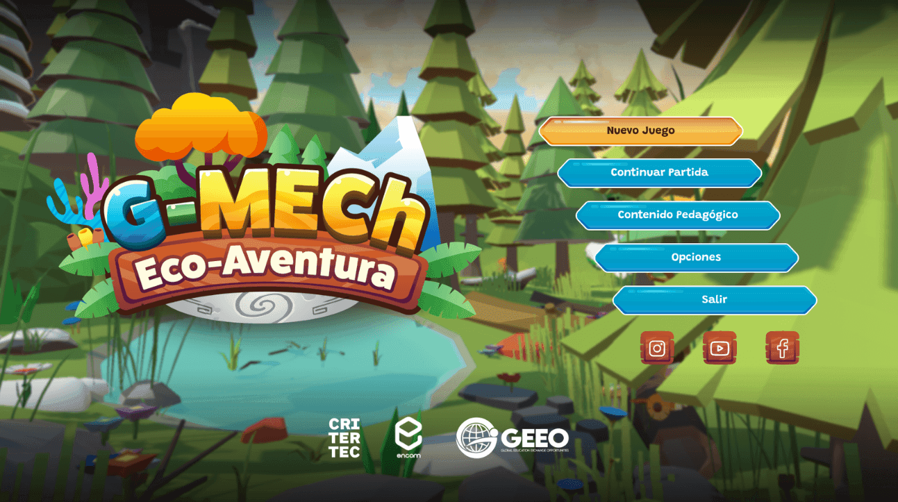 G-Mech · menú