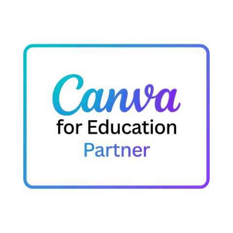 Sello oficial Canva for Education Partner